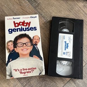 Baby Geniuses VHS Movie Vintage 90’s ~ Bundle.~ 2 For $20 Listing